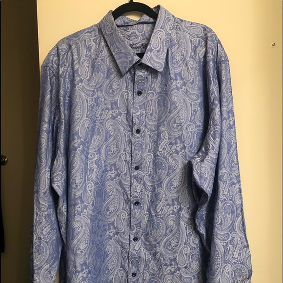 Tasso Elba Other - Big and tall Men paisley shirt  dressy